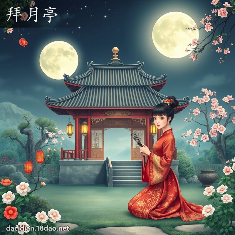 拜月亭 - 國語大辭典配圖