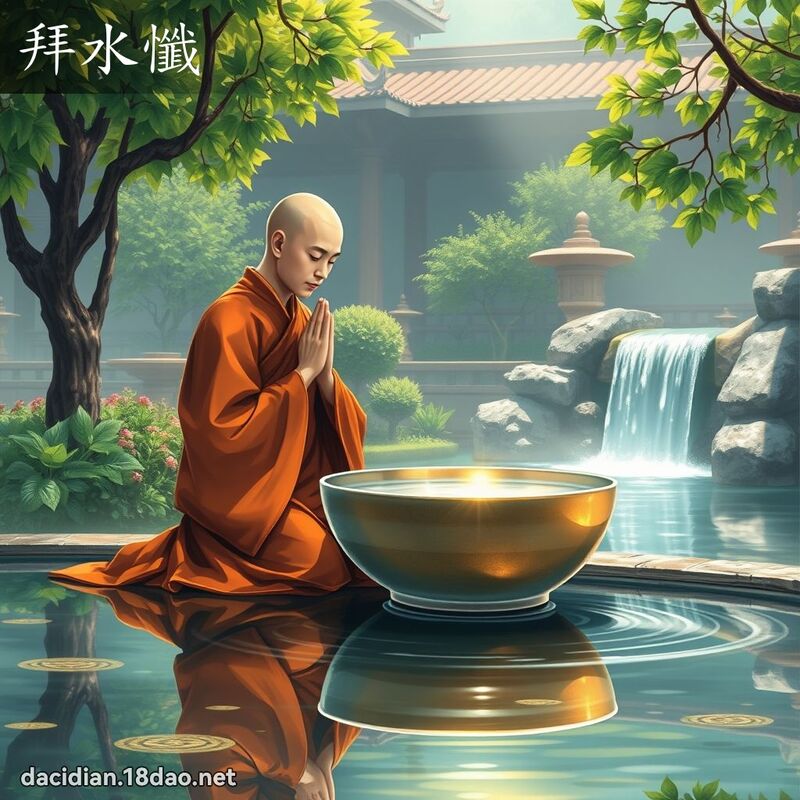拜水懺 - 国语大辞典配图