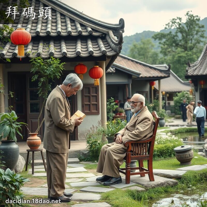 拜碼頭 - 國語大辭典配圖
