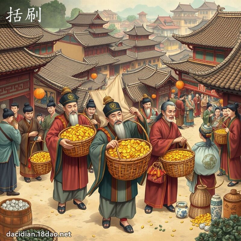 括刷 - 國語大辭典配圖