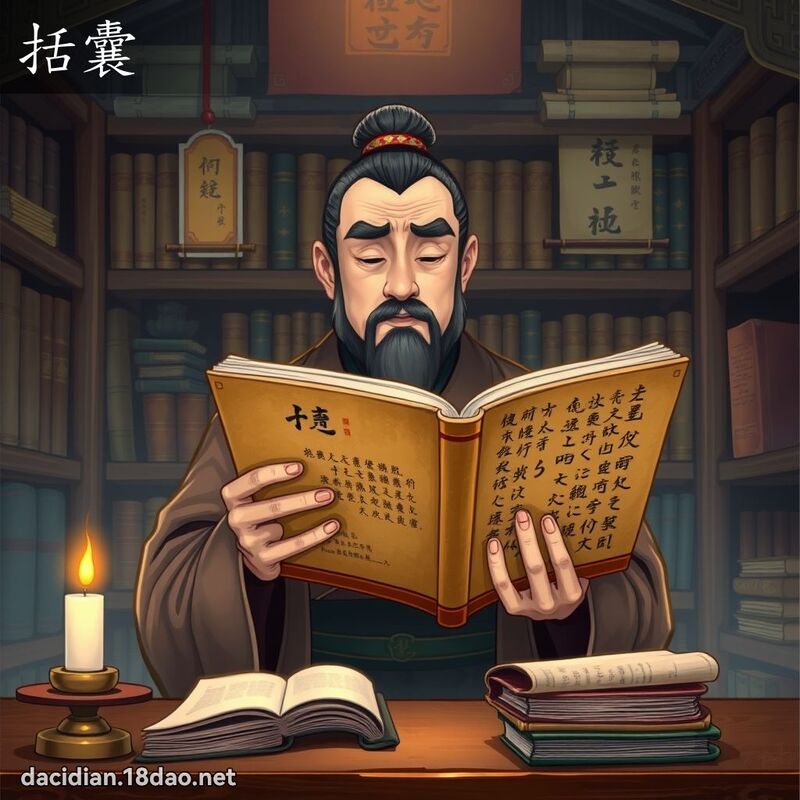 括囊 - 国语大辞典配图