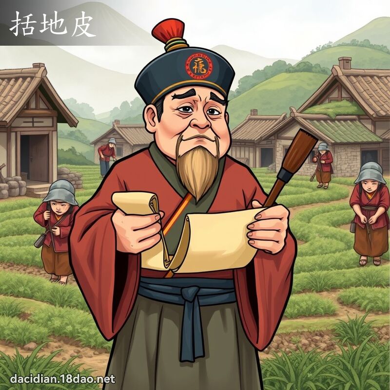 括地皮 - 國語大辭典配圖
