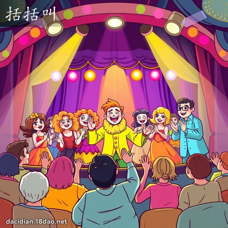 括括叫 - 國語大辭典配圖