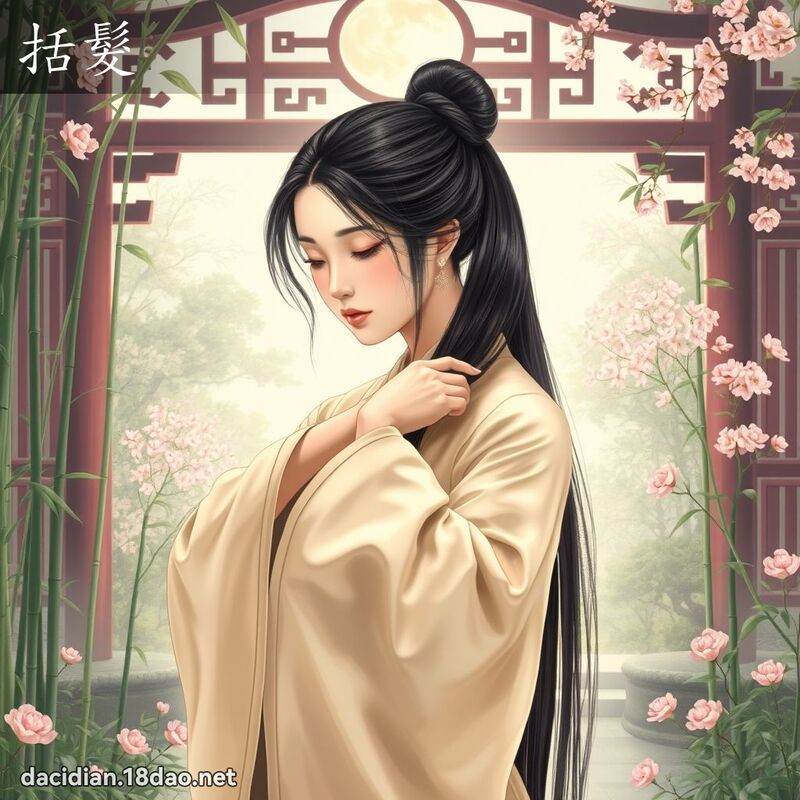 括发 - 国语大辞典配图