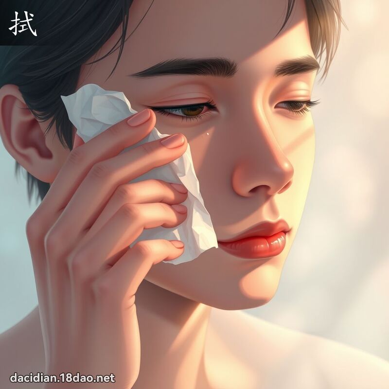 拭 - 國語大辭典配圖