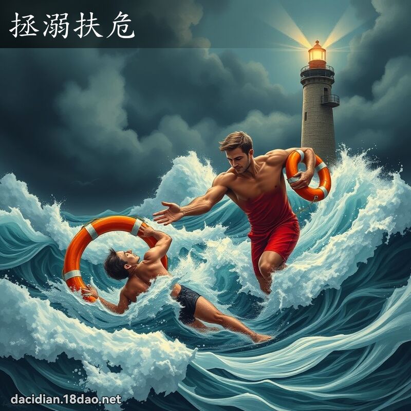 拯溺扶危 - 国语大辞典配图