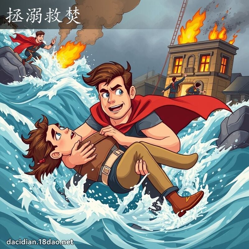 拯溺救焚 - 國語大辭典配圖