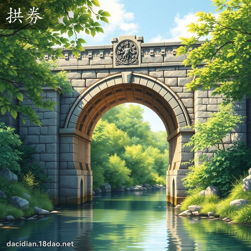 拱券 - 國語大辭典配圖