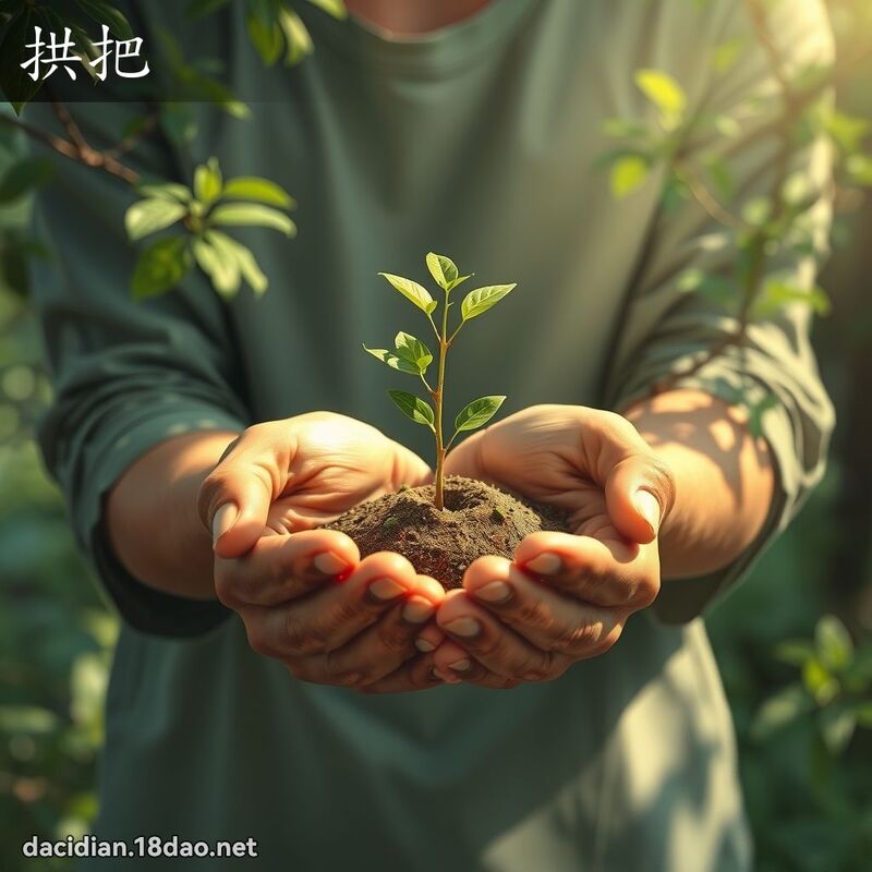拱把 - 國語大辭典配圖