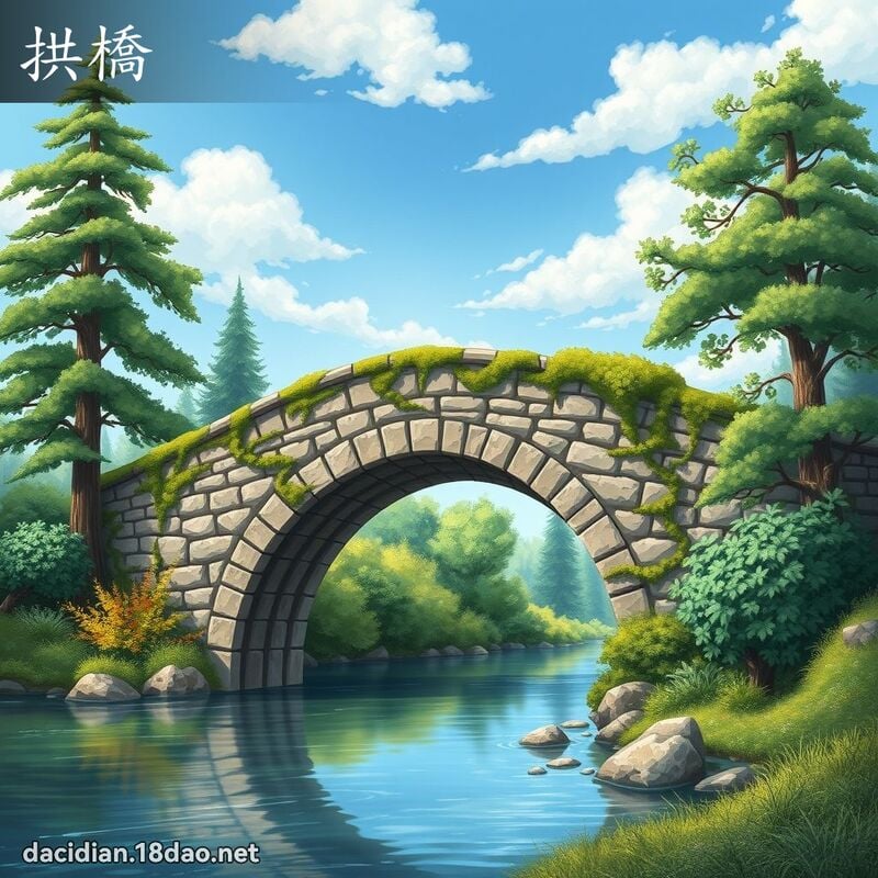 拱橋 - 國語大辭典配圖