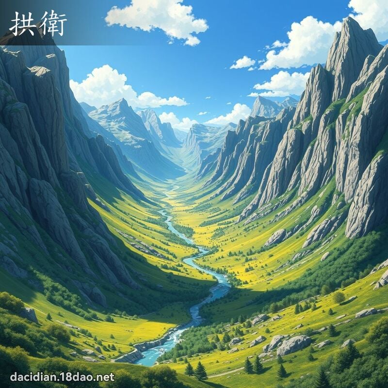 拱卫 - 国语大辞典配图