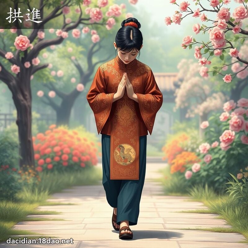 拱进 - 国语大辞典配图