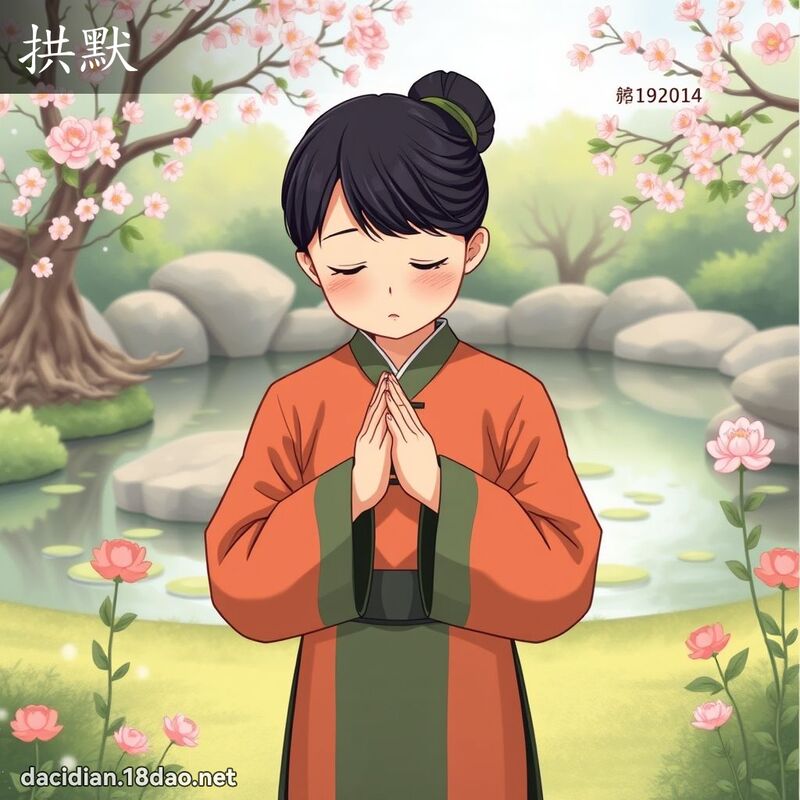 拱默 - 國語大辭典配圖