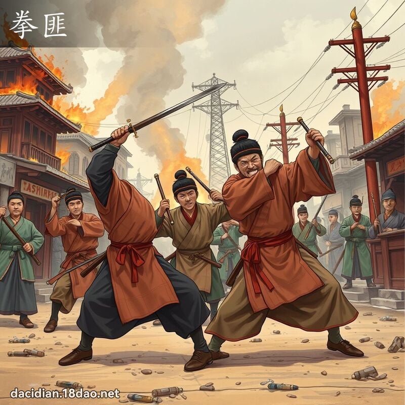 拳匪 - 國語大辭典配圖