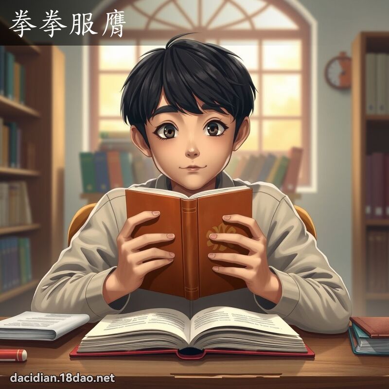 拳拳服膺 - 国语大辞典配图
