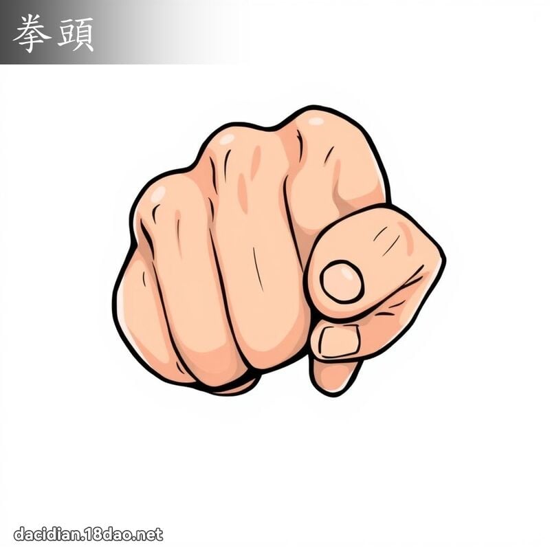 拳頭 - 國語大辭典配圖