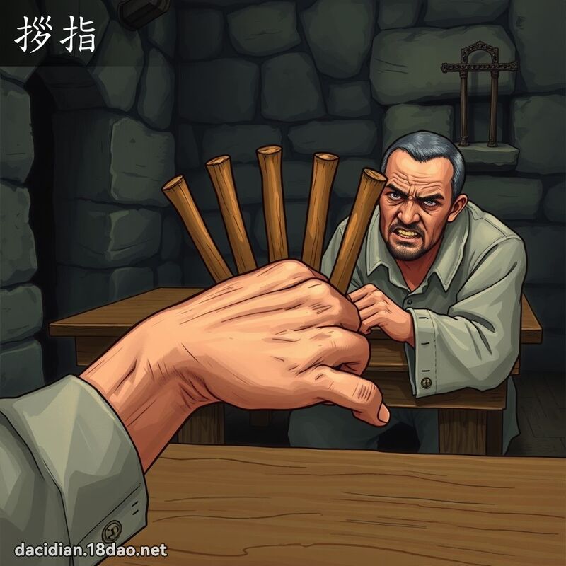 拶指 - 國語大辭典配圖
