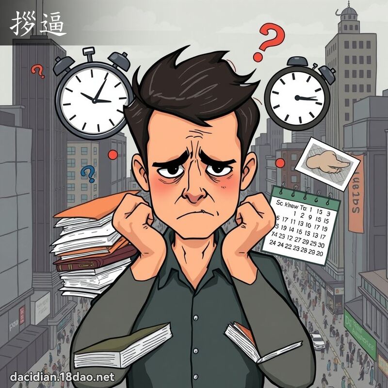 拶逼 - 國語大辭典配圖