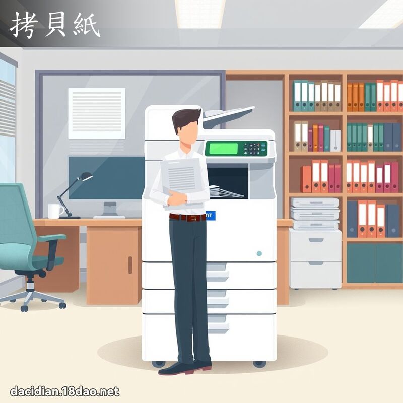 拷贝纸 - 国语大辞典配图