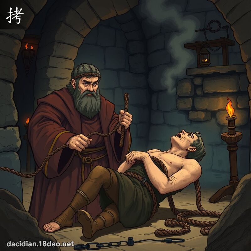 拷 - 国语大辞典配图