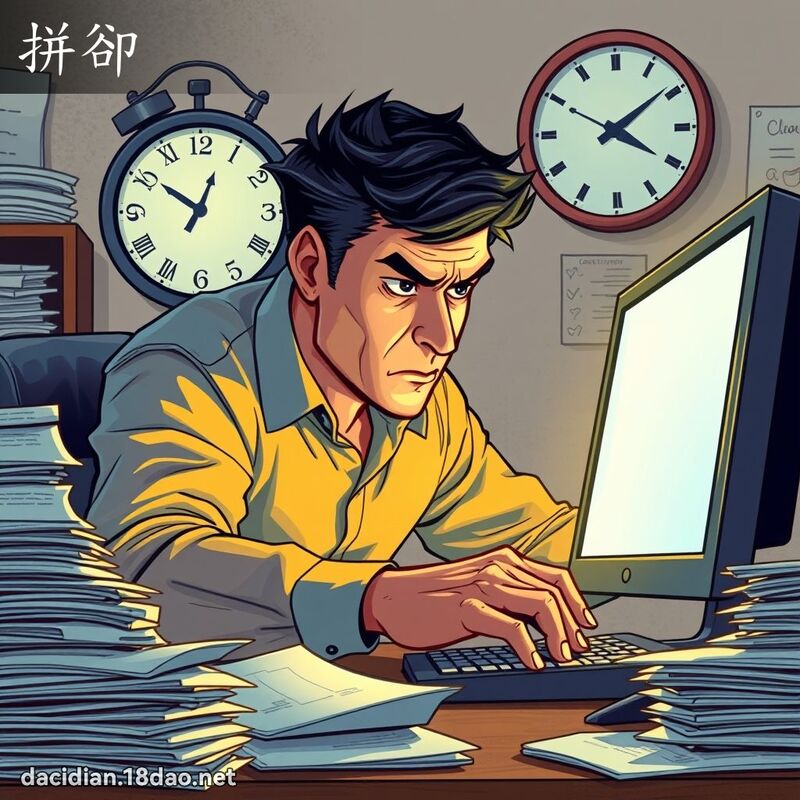 拼却 - 国语大辞典配图