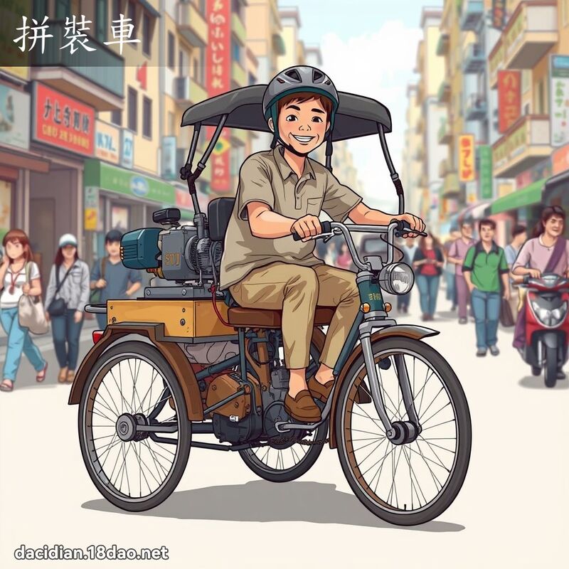 拼装车 - 国语大辞典配图