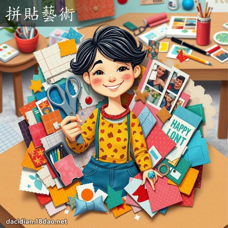 拼贴艺术 - 国语大辞典配图