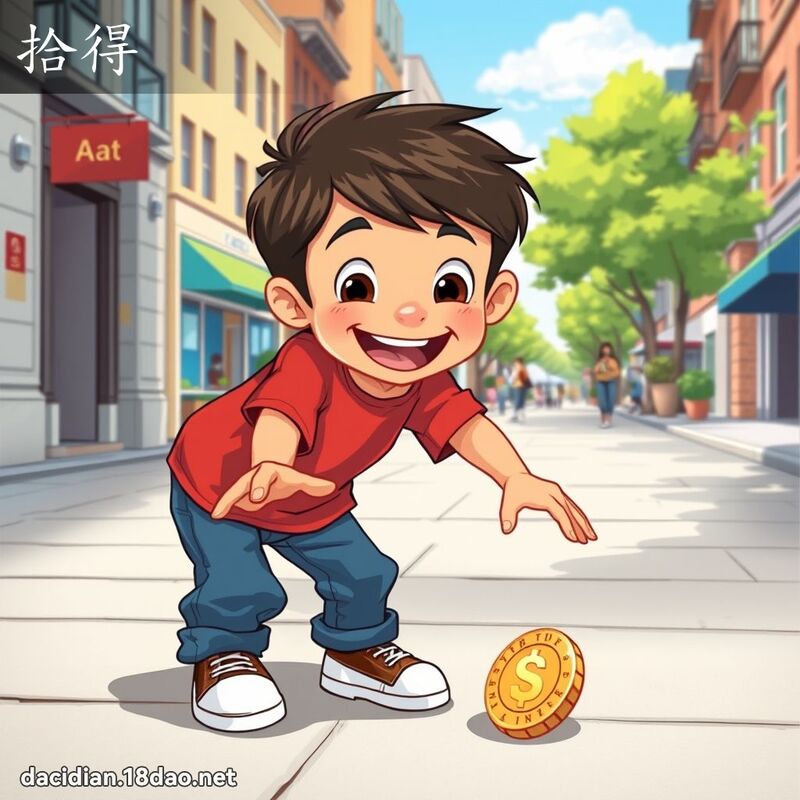 拾得 - 國語大辭典配圖