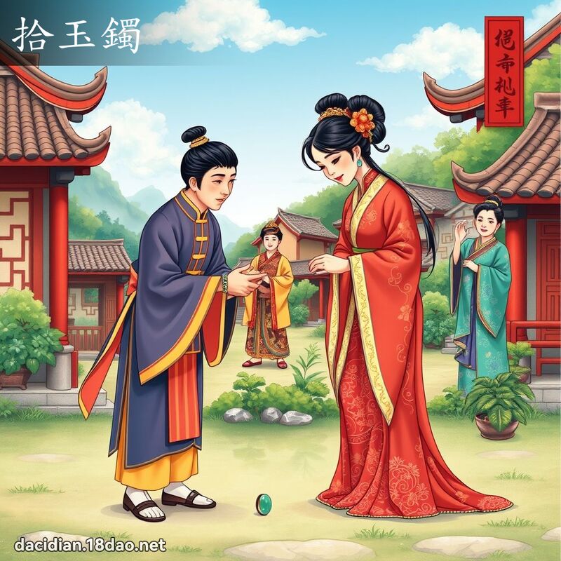 拾玉鐲 - 国语大辞典配图