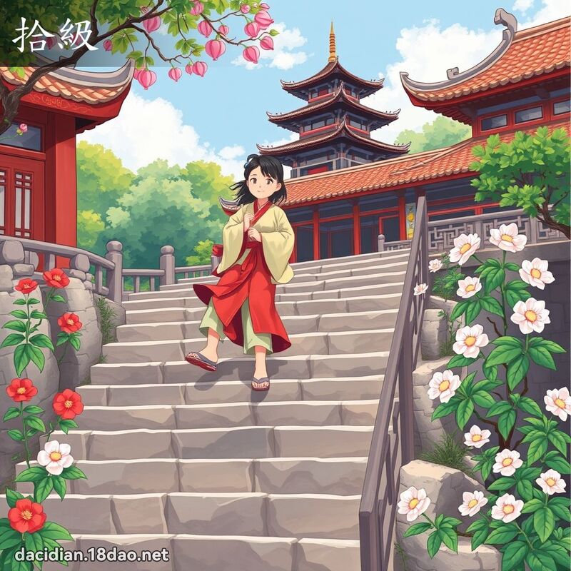 拾級 - 國語大辭典配圖