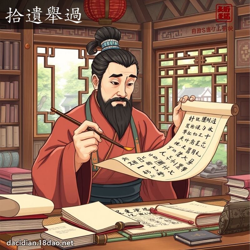 拾遗举过 - 国语大辞典配图