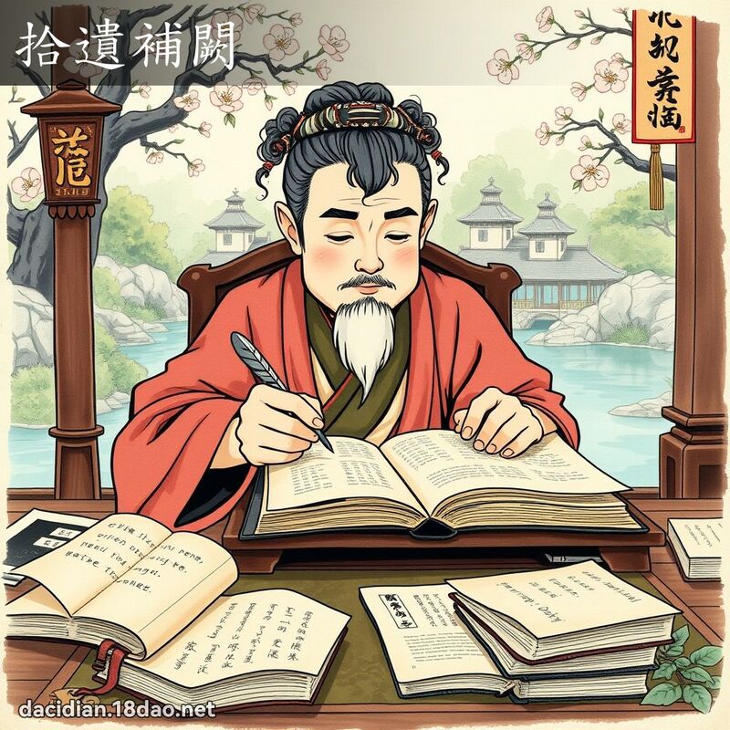 拾遺補闕 - 國語大辭典配圖