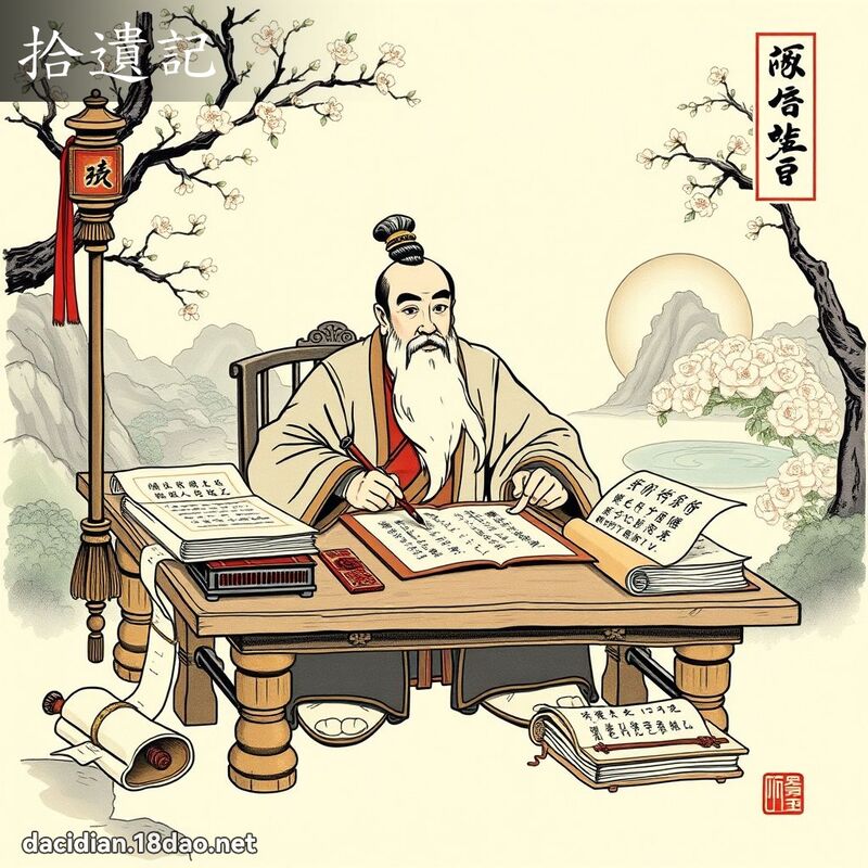 拾遺記 - 國語大辭典配圖