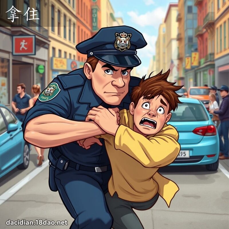 拿住 - 国语大辞典配图