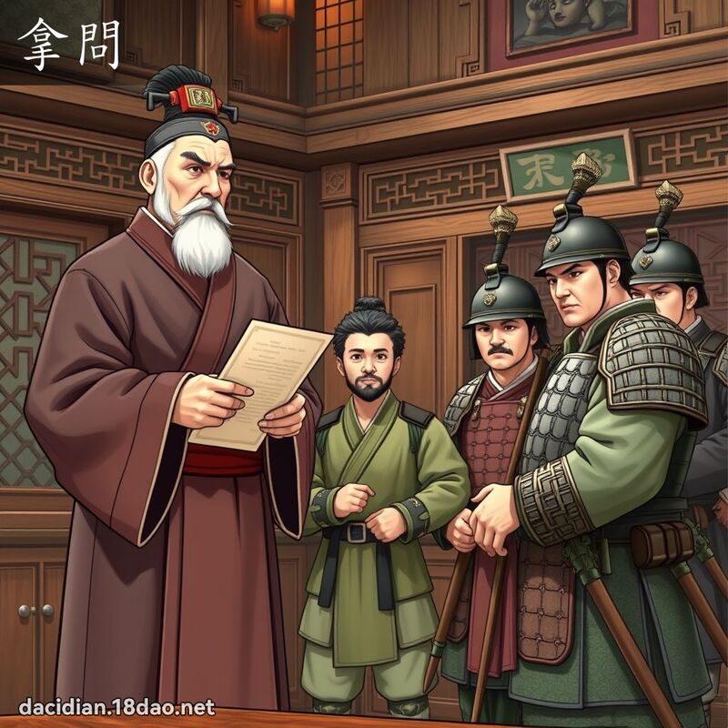 拿問 - 國語大辭典配圖