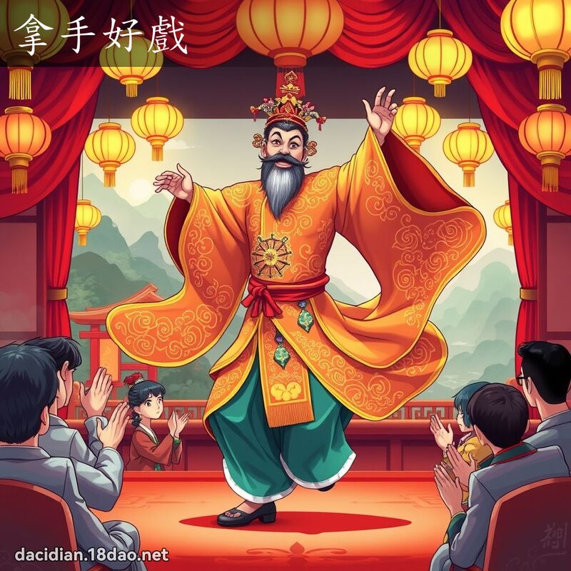 拿手好戏 - 国语大辞典配图