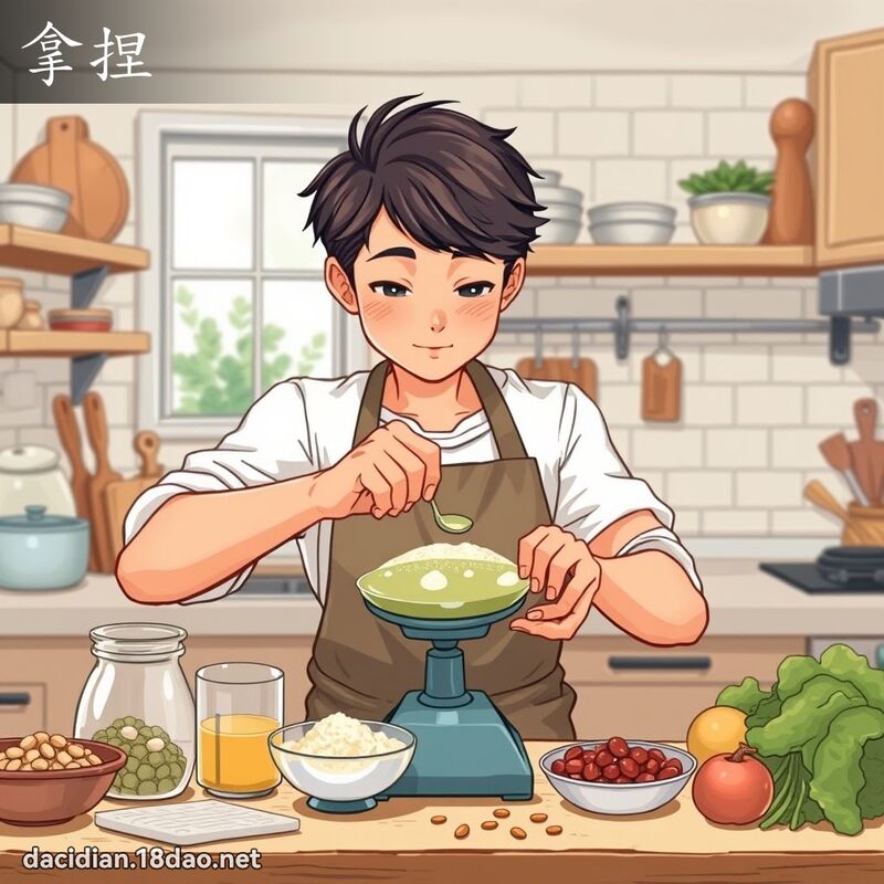 拿捏 - 國語大辭典配圖