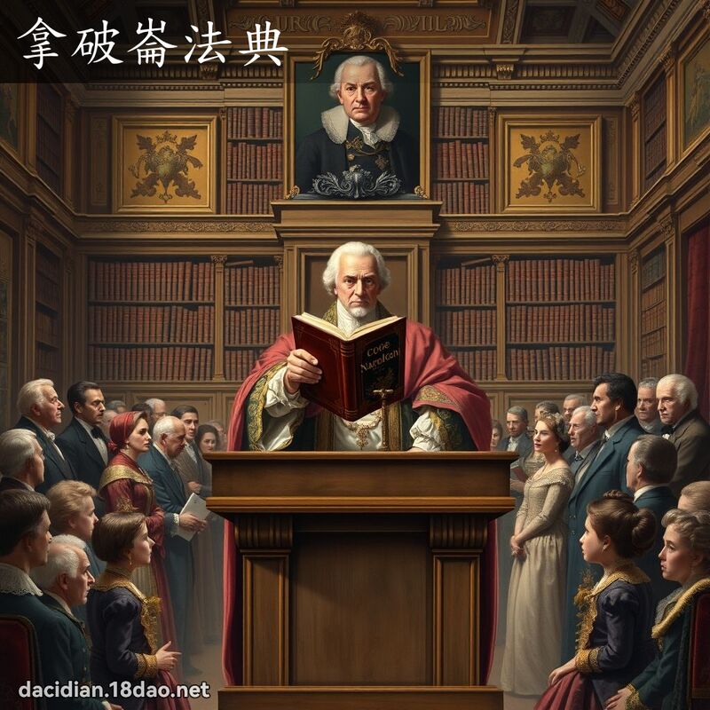 拿破崙法典 - 國語大辭典配圖
