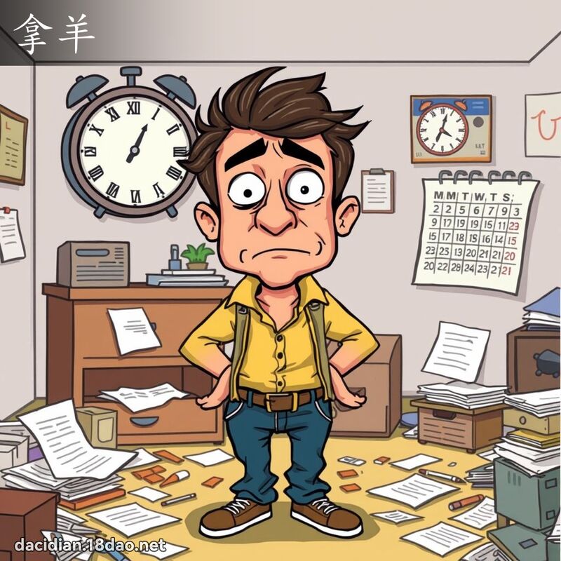 拿羊 - 國語大辭典配圖