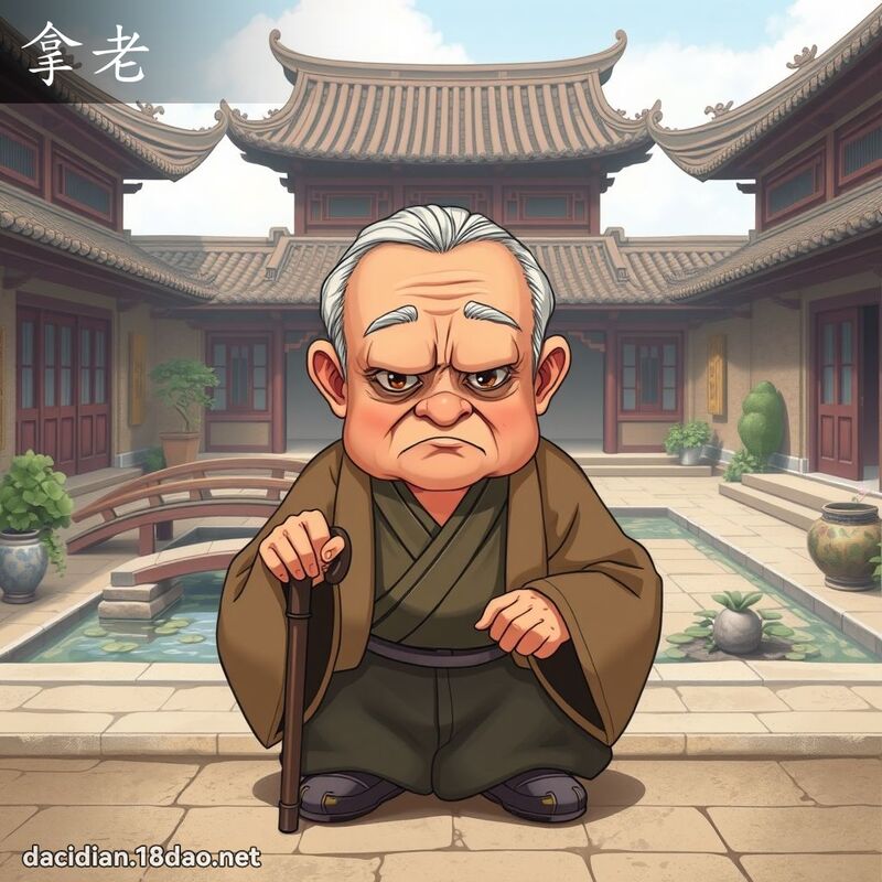 拿老 - 國語大辭典配圖