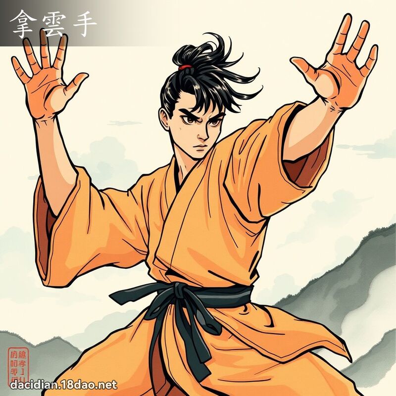 拿雲手 - 國語大辭典配圖