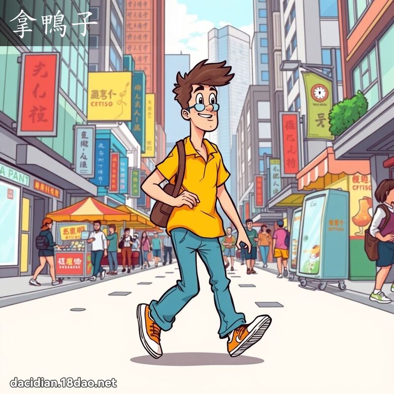 拿鴨子 - 國語大辭典配圖