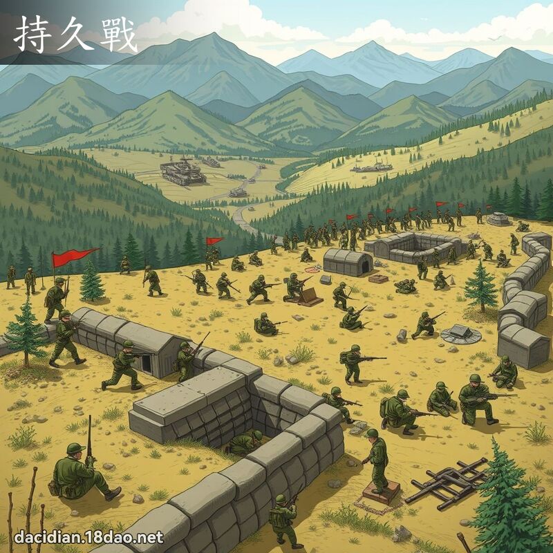 持久战 - 国语大辞典配图