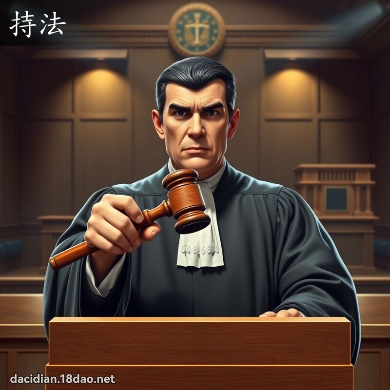持法 - 国语大辞典配图