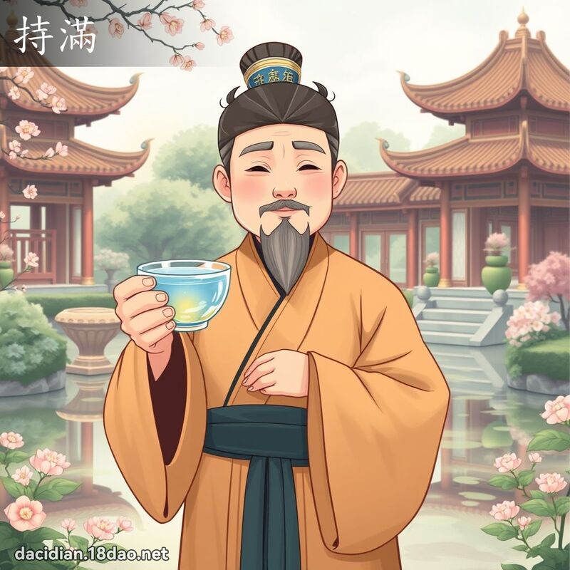 持满 - 国语大辞典配图