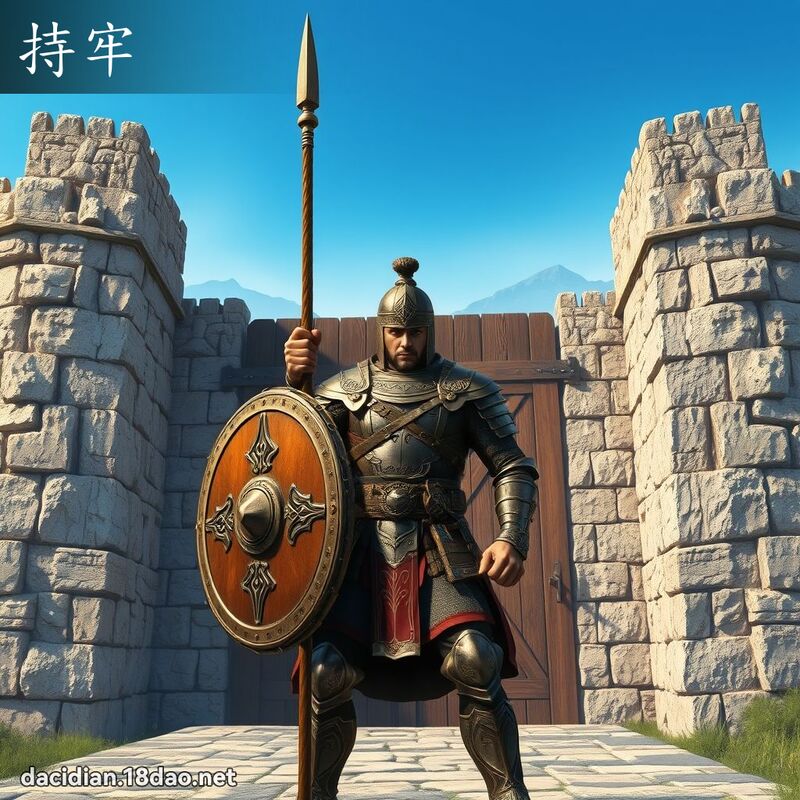 持牢 - 國語大辭典配圖