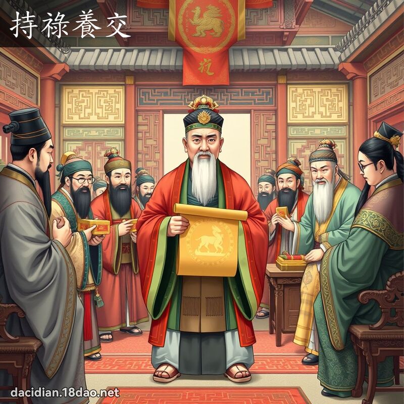 持祿養交 - 國語大辭典配圖