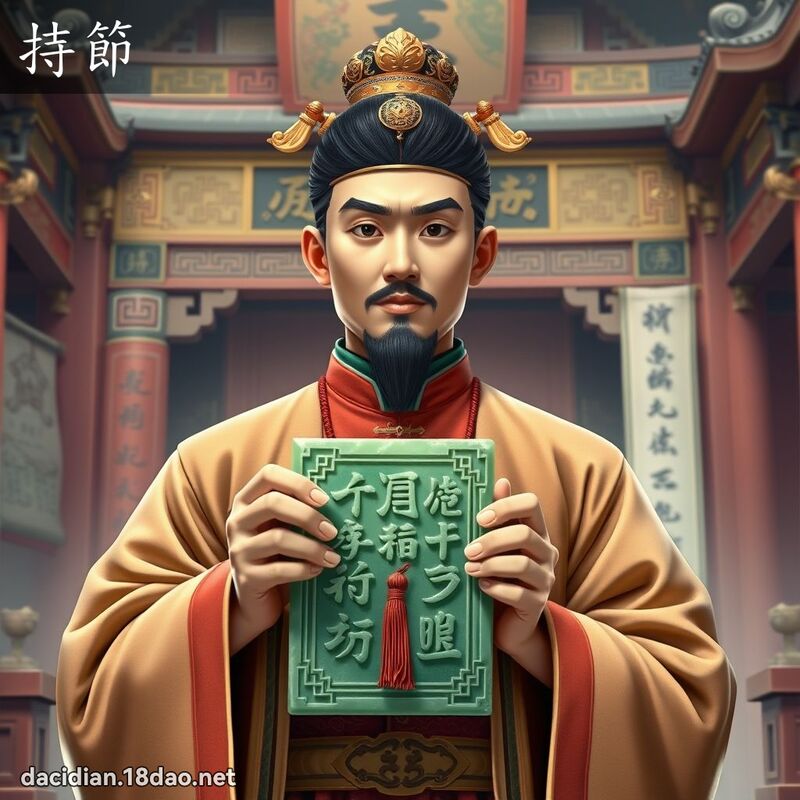 持节 - 国语大辞典配图