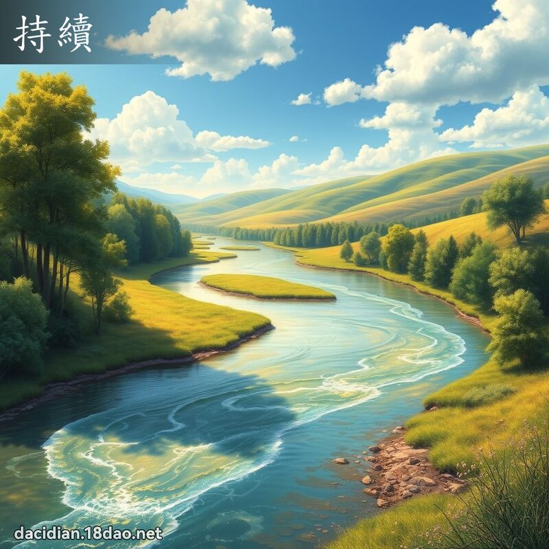 持续 - 国语大辞典配图