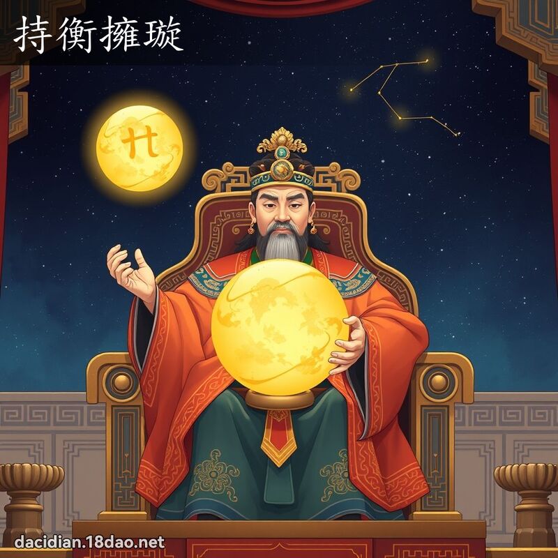 持衡擁璇 - 國語大辭典配圖